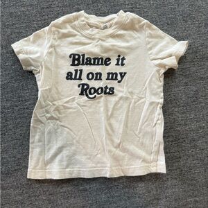 Blame it all on my roots toddler tshirt